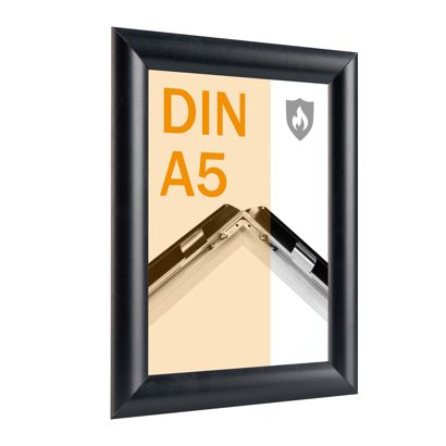 Ognioodporna ramka zatrzaskowa A5 z certyfikatem odporności ogniowej B-s1, d0 null