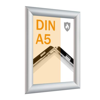 Ognioodporna ramka zatrzaskowa A5 z certyfikatem odporności ogniowej B-s1, d0 null