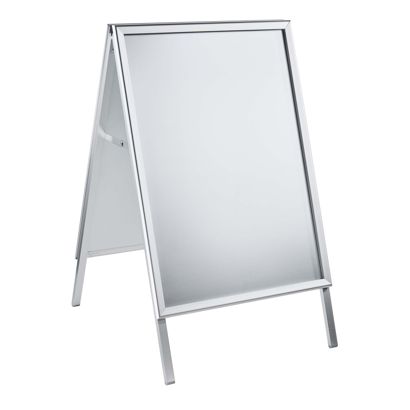 Potykacz A1 Outdoor SOLID-STOP skos, nachylenie | srebro | 32 mm