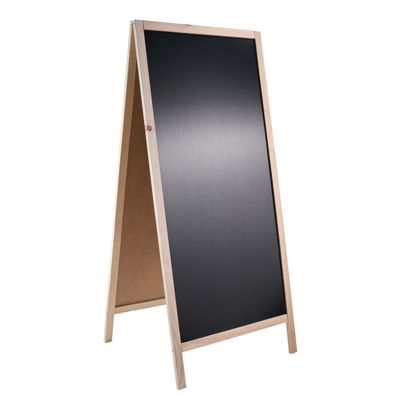 Drewniany potykacz WOOD-STOP Lite XL, 64 x 136 cm jasnobrązowy