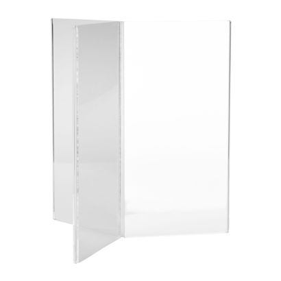 Stojak na menu stołowe, akrylowy, w kształcie litery Y DL (105 x 210 mm)
