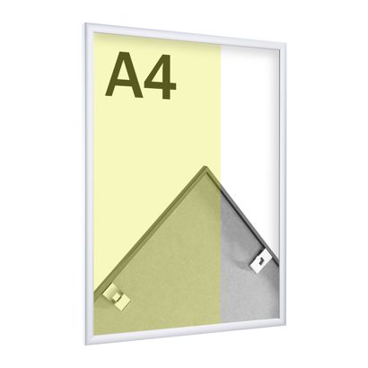 Aluminiowa ramka na zdjęcia, przezroczysty styren null | A4 21 x 29,7 cm | null