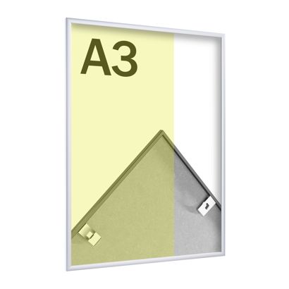 Aluminiowa ramka na zdjęcia, przezroczysty styren null | A3 29,7 x 42 cm | null