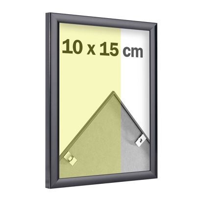 Aluminiowa ramka na zdjęcia, przezroczysty styren null | 10 x 15 cm | null
