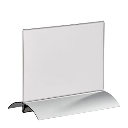 Uchwyt na menu w kształcie litery T z aluminiową podstawą zaciskową poziomo | A6