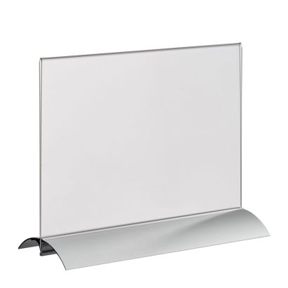Uchwyt na menu w kształcie litery T z aluminiową podstawą zaciskową poziomo | A5