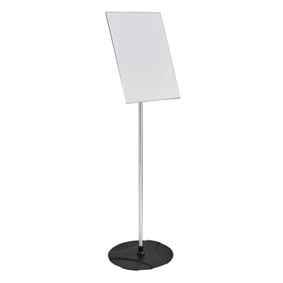 Stojak informacyjny PULADI z ramką akrylową, srebrny A3 29,7 x 42 cm