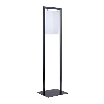 Stojak plakatowy Swing A4, czarny 