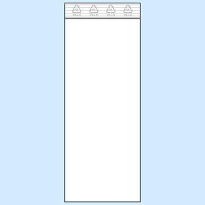 Woreczki strunowe, folia PE 50 µm | 50 x 130 mm 