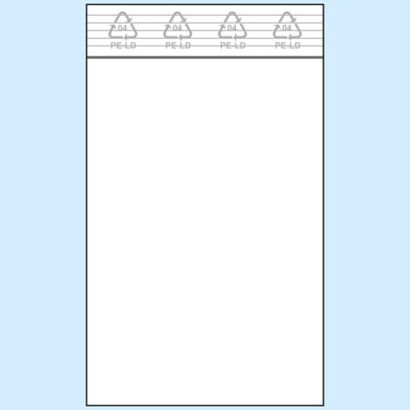 Woreczki strunowe, folia PE 90 µm | 80 x 120 mm 