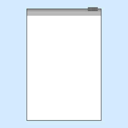 Woreczki z zamknięciem typu zip, folia PE 60 µm | 200 x 300 mm 
