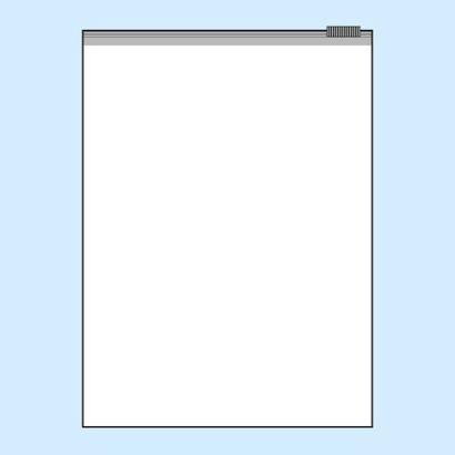 Woreczki z zamknięciem typu zip, folia PE 75 µm | 320 x 440 mm 