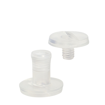 Plastikowe śruby introligatorskie, 10 mm | przezroczysty 