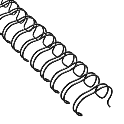 Spirale zamykane 2:1, A5 22,0 mm (7/8")  | czarny 