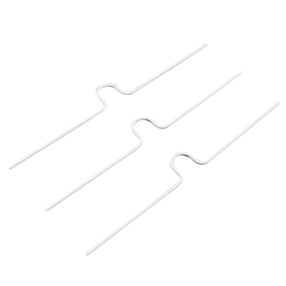 Zawieszki do kalendarzy, z wysokim wygięciem biały  | 150 mm
