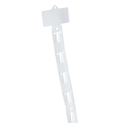 Strip, krawat, taśma z haczykami do zawieszania towaru 600 mm, 12 haczyków, zginany 
