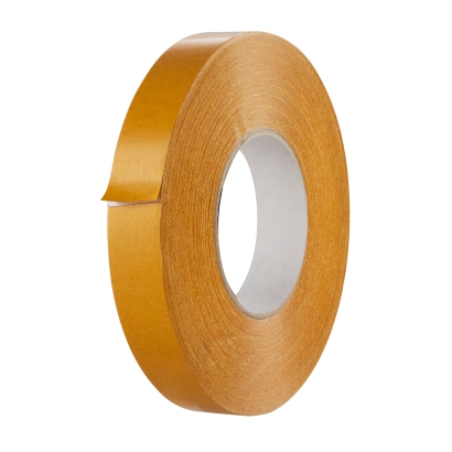Dwustronna taśma klejąca z PVC, biała, mocny klej akrylowy, CLM22 25 mm