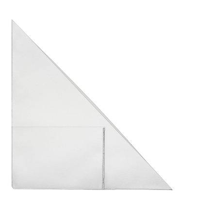 Kieszonki narożne z kieszonką na wizytówki, samoprzylepne, folia PP, kolor przeźroczysty 170 x 170 mm – lewa 