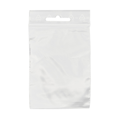 Woreczki strunowe z otworem typu euro, folia PE 90 µm | 70 x 100 mm 
