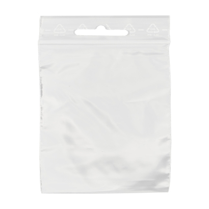 Woreczki strunowe z otworem typu euro, folia PE 50 µm | 90 x 110 mm 