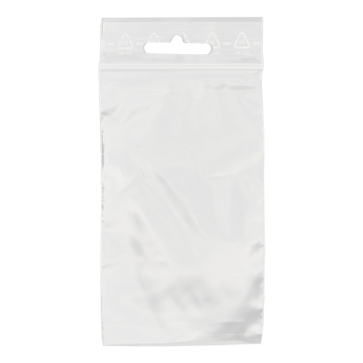 Woreczki strunowe z otworem typu euro, folia PE 90 µm | 110 x 220 mm 