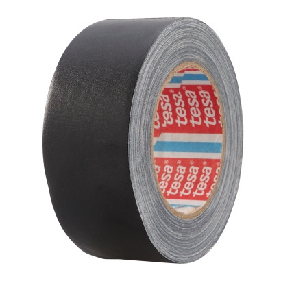 tesa 4651, Taśma z tkaniny powlekanej Premium 50 mm | czarny
