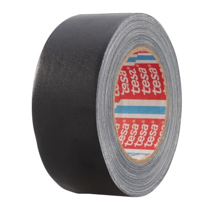 tesa 4651, Taśma z tkaniny powlekanej Premium 50 mm | czarny 