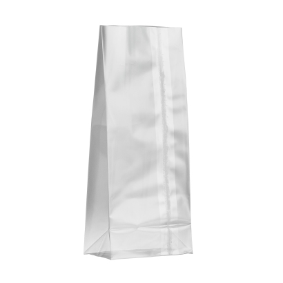 Woreczki z dnem blokowym i szwem uszczelniającym, folia OPP, 60 x 40 x 150 mm  | 40 µm