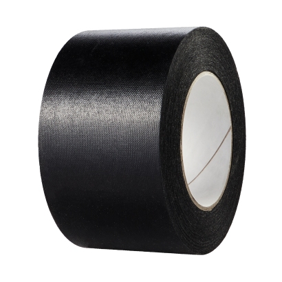 Taśma introligatorska grzbietowa w najlepszej cenie, specjalny papier, struktura lnu czarny  | 75 mm