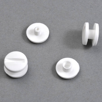 Plastikowe śruby introligatorskie, 3.5 mm | biały