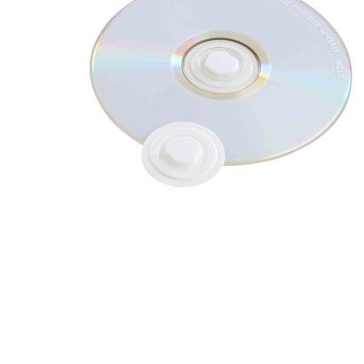 Uchwyty do płyt CD, 35 mm, kolor biały 