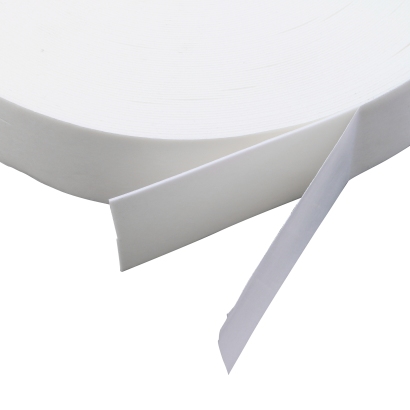 Dwustronna piankowa taśma klejąca z PE, biała, grubość 1 mm, mocno przyczepna, EL100 50 mm