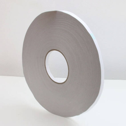 Dwustronna papierowo-włókninowa taśma klejąca, mocny klej akrylowy, VLM10 9 mm | 250 m