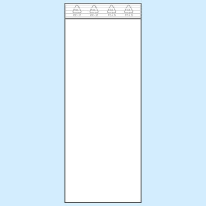 Woreczki strunowe, folia PE 50 µm | 50 x 130 mm 