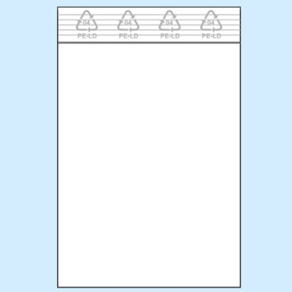 Woreczki strunowe, folia PE 50 µm | 60 x 80 mm 