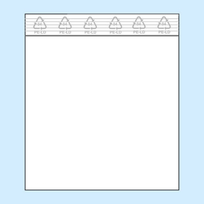 Woreczki strunowe, folia PE 50 µm | 80 x 80 mm 