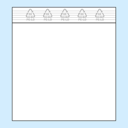 Woreczki strunowe, folia PE 50 µm | 90 x 90 mm 