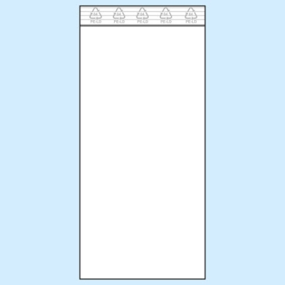 Woreczki strunowe, folia PE 50 µm | 120 x 250 mm 