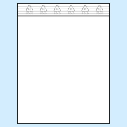 Woreczki strunowe, folia PE 50 µm | 150 x 180 mm 
