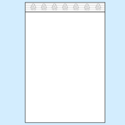Woreczki strunowe, folia PE 50 µm | 160 x 220 mm 