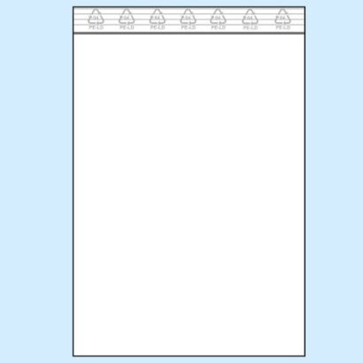 Woreczki strunowe, folia PE 90 µm | 180 x 250 mm 