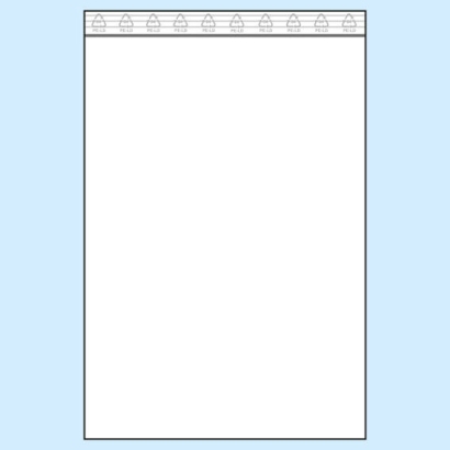 Woreczki strunowe, folia PE 50 µm | 280 x 400 mm 