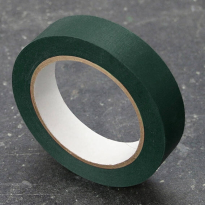 Taśma introligatorska grzbietowa w najlepszej cenie, specjalny papier, struktura lnu zielony  | 38 mm