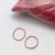 Gumki recepturki, kolor czerwony 1 mm | 30 mm