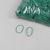 Gumki recepturki, kolor zielony 1 mm | 30 mm