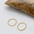 Gumki recepturki, kolor ecru 1,5 mm | 40 mm