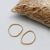 Gumki recepturki, kolor ecru 3 mm | 50 mm