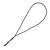 Gumka tekstylna z węzełkiem null | 100 mm
