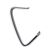 Klamry C Hog Ring, ocynkowane dla lin o średnicy 10 mm 