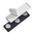 Zatrzask magnetyczny do etui na identyfikatory, samoprzylepny 45 x 13 mm  |  